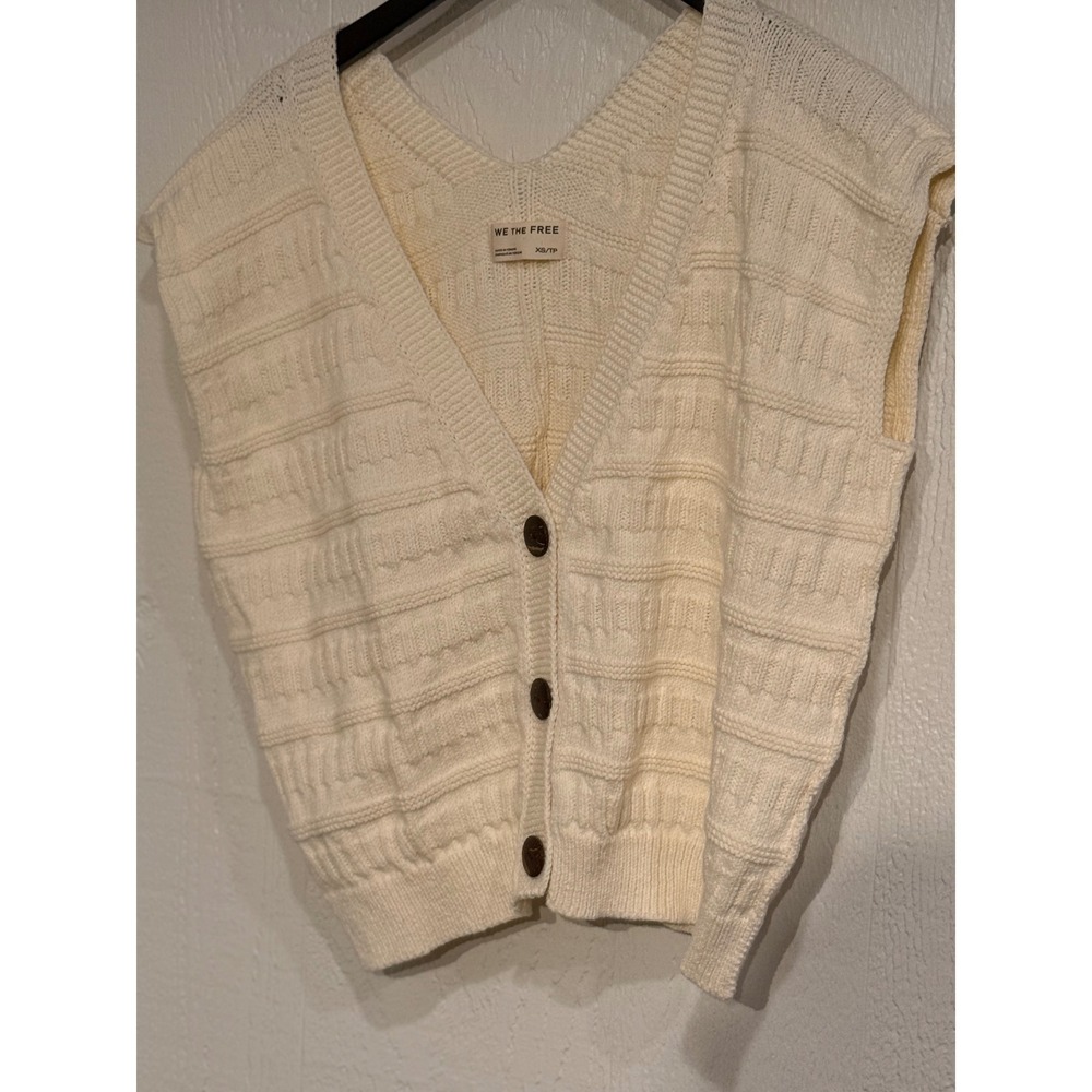 Oversized‎ eclectic grandpa boxy knit sleeveless summer sweater vest RARE